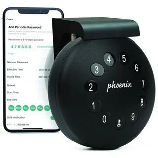 Phoenix Safe Phoenix Schlüsseltresor PALM KS0211E Anzahl Haken 1 Schwarz