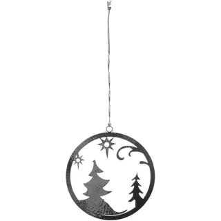 Fink Baumbehang »Dekohänger, Baum NEVO« Weihnachtsdeko, Fensterdeko für Weihnachten, silberfarben