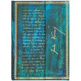 Paperblanks Notizbuch 20.000 Meilen Midi Liniert Blau