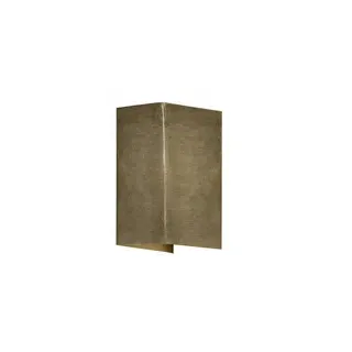Konstsmide Außenwandleuchte Metall 8 x 17 x 11 cm inkl. Leuchtmittel gold