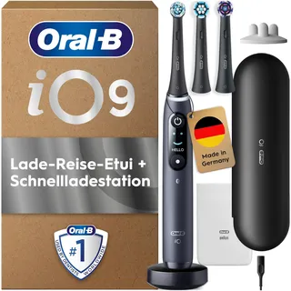 iO Series 9N Plus Edition Black Onyx + Aufsteckbürsten 3 St.