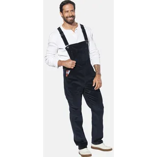 Latzjeans JAN VANDERSTORM "Latzhose KEARON", Herren, Gr. 64, N-Gr, blau (dunkelblau cord), Obermaterial: 98% Baumwolle CO. 2% Elasthan EL., Jeans Latzjeans