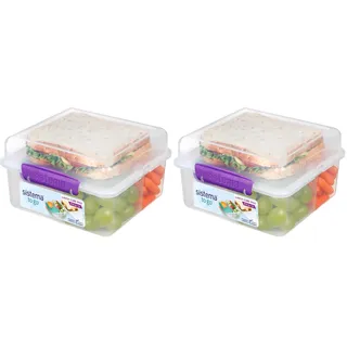 Sistema 2L Lunch Cube Max To Go (4) (Packung mit 2)