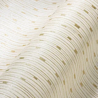 A.S. Création Vliestapete Linien Creme Gold