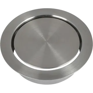 LAMP Push-Mülleimer rund 136 mm Edelstahl