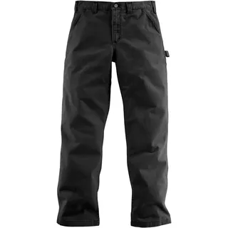 CARHARTT Washed Twill, Textilhose - schwarz, - W34/L32