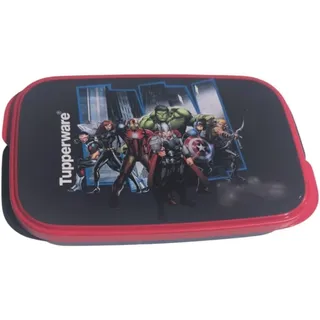 Tupperware to Go Lunchbox Clevere Pause 590ml mit Trennwand Eco+ Schule Brotdose mit Abteilung 590ml Avengers