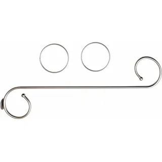 Good Life Himmelbettgarnitur »Antonia« mit 2 Deko-Ringen, grau