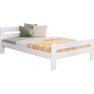 TICAA »"Bert", FSC®-zertifiziert (Kiefer), Jugendbett, mit Lattenrost« 90x200cm, 100x200cm, 140x200cm, ideal für das Kinder- und Jugendzimmer, Massivholz,