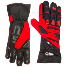 Bild OMPKK02743E060L Ks-3 Handschuhe My2018, Schwarz/Rot, Größe L