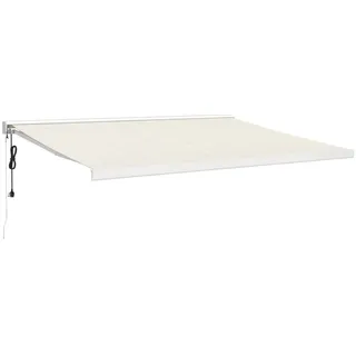 vidaXL Markise Einziehbar 400 x 300 cm creme