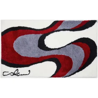 GRUND Badteppich Colani Rot-Weiß 70 x 120 cm