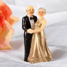 Udo Schmidt Kleine Deko-Figur zur Goldenen Hochzeit (7cm)