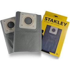 Stanley Waschbare 20-l-Stofffilterbeutel für Nass- und Trockensauger
