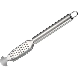 Gammaeon Fischschuppen Entferner, Neuer 3-In-1 Fischschupper, Einfaches Entfernen von Fischschuppen und Eingeweiden, Fischmesser aus Edelstahl, Werkzeug In der Küche