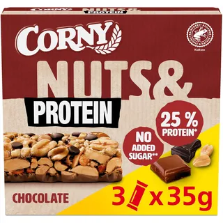 CORNY Nuts & Protein Schoko 3x35g 3x35 g Riegel