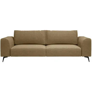 Mid.you Viersitzer-Sofa , Goldfarben , Metall , Füllung: Polyurethan (Pur), Silikon , 302x87x88 cm , Made in Eu , Wohnzimmer, Sofas & Couches, Sofas, Bigsofas