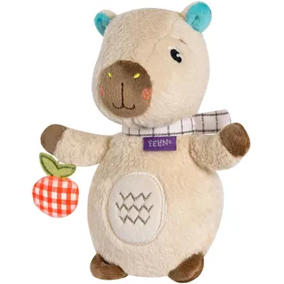Fehn Badetier Capybara Clara – Schwimmendes Stoff-Badewannenspielzeug