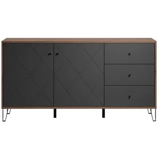 VCM ebuy24 Sideboard, Graphit, Holzwerkstoff, 183x76x40 cm, | Sideboards, Sideboards
