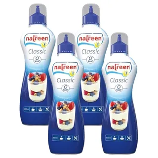 natreen® Süßstoff Classic Feine Süße Flüssig 250 ml (1x 250 ml) (Packung mit 4)