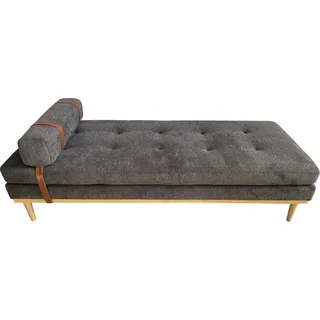 SalesFever Daybed Strukturstoff Gelb|Schwarz