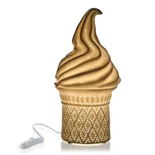 Tischlampe Ice Cream Porzellan (13,7 x 27 x 13,7 cm)