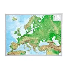 Georelief 3D Reliefkarte Europa - One Size