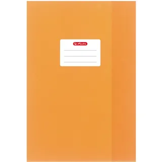 herlitz Heftschoner DIN A5, geprägt (Bast), PP, orange VE=1