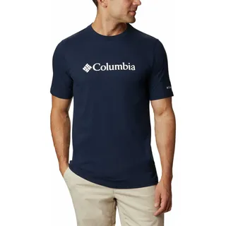 Columbia CSC Basic Logo Short Sleeve Collegiate navy, white L
