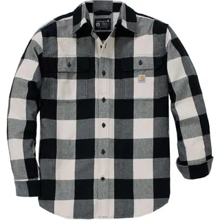 Carhartt Hubbard Loose LS Plaid Shirt oat milk (A16) L REG