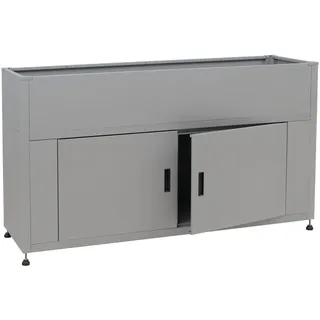 Mendler Hochbeet HWC-O85 91 x 161 x 51 cm Grau/Gold