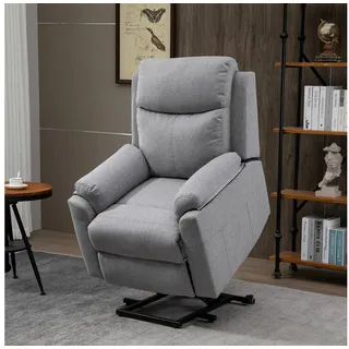 Homcom Fernsehsessel mit Aufstehhilfe Elektrisch, Relaxsessel mit Liegefunktion,