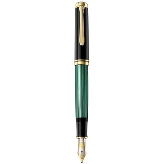 Pelikan Souverän 1000, Schwarz-Grün, Feder M (mittel),