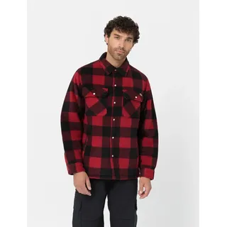 Dickies Dickies, Herren, Dickies Portland-Hemd, rot, M,