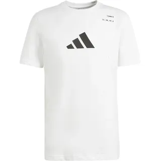 Adidas Herren AEROREADY Tennis Category Graphic Tee T-Shirt, White, XL