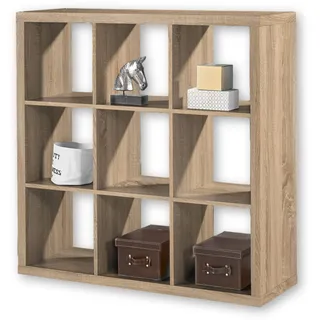 Stella Trading Raumteiler 112 x 112 x 38 cm Braun