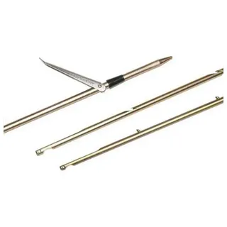 Picasso Gold Spring Steel Shark Fin 6.5 Mm Einflossen-speerschaft - Brown - 140 cm