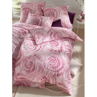 heine home Bettwäsche 2, hellrosé, mauve, bedruckt