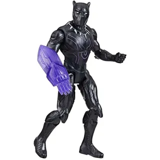 Hasbro Avengers Black Panther Figur 10 cm mit Zubehör - Lila/Schwarz/Silber/Mehrfarbig