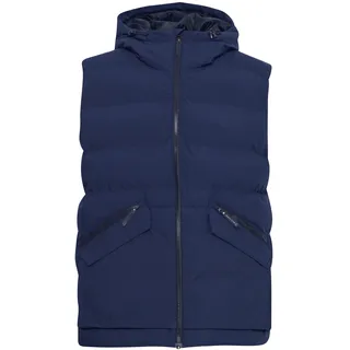 Steppweste NORTH BEND "Steppweste NBPetro", Herren, Gr. 3XL, blau (navy blazer), Obermaterial: 100% Polyester PES., Westen Steppweste