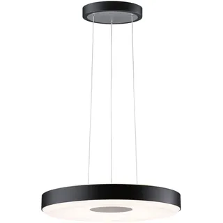 Paulmann Puric Pane 1-flg. 40 cm rund schwarz, grau