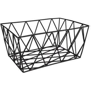 KLEINE WOLKE Aufbewahrungskorb Slack 28 x 19 x 12 cm schwarz