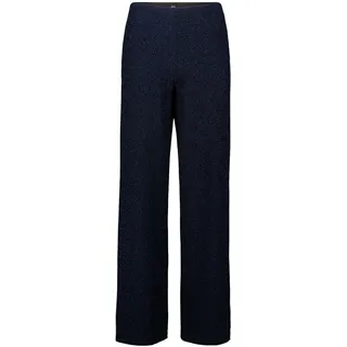 Stoffhose ZERO "Stoffhose mit Lurexfaden", Damen, Gr. 40, EURO, blau (teal ocean), Obermaterial: 64% Polyamid PA. 28% Metall MT. 8% Elasthan EL., Hosen Stoffhose