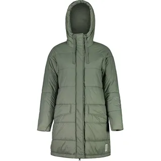 Maloja Wintermantel FossanM Urban Puffer Coat (PrimaLoft® BIO133, winddicht) grün Damen