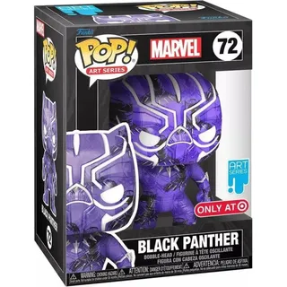 Funko Pop! Vinyl Figur Black Panther Art Series (68251)