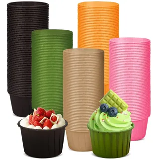Cupcake Förmchen, 150 Stück Muffinförmchen, 4.5×3cm Cupcake Wrapper | Papier Backförmchen für Weihnachten, Hochzeit, Geburtstag, Party
