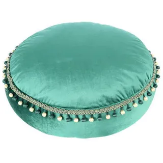 Kayoom Pouf , Grün , Textil , Füllung: Styroporkugeln , 65x25x65 cm , Reißverschluss , Wohnzimmer, Sessel, Hocker & Hockerbänke, Poufs