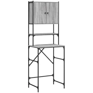 vidaXL Waschmaschinenschrank Grau Sonoma-Eiche 68x48,5x194 cm - Grau