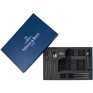 Villeroy & Boch Manufacture Rock 20-tlg. schwarz