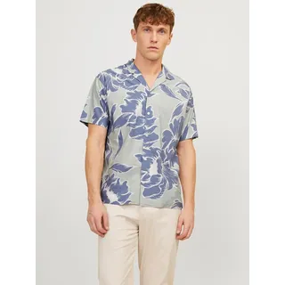 JACK & JONES Hawaiihemd »JPRBLAPALMA Resort Shirt S/S Sn grün